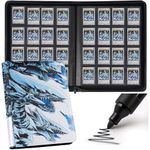 DRZERUI Premium Binder for YuGiOh Cards, Holds 1024 Cards -16 Pocket Ringless Trading Card Album Folder Compatible with Yugioh Cards & Yu-Gi-Oh Trading Cards