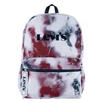 Levi's Unisex-Adults Classic Logo Backpack, Americana Tie Dye, One Size, Dress Blues Tie Dye, One Size, Batwing Backpack