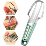 Watermelon Cutter Slicer Tool, Kaluofan 3-in-1 Watermelon Slicer Fork Cutter, Stainless Steel Watermelon Cutter Slicer Tool Set, Fruit Slicer Premium Kitchen Gadgets for Easy Watermelon Slicing