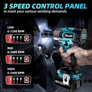 Uaoaii Cordless Impact Wrench – 1000Nm High Torque Power Tool