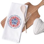 Coronation Tea Towel | Hm King Charles Iii | God Save the King Souvenir | Commemorative Celebration Party Decor | Royal Gift for Her Him