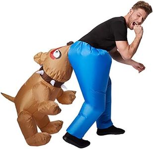 dressforfun Costume autogonfiabile da Cane Unisex | Gonfiabile in pochi Secondi | Massima libertà di Movimento | Alimentazione a Batteria
