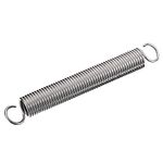 uxcell 1Pcs Extended Spring 1-1/4 inch x 10 inch, 0.14 inch Spring Steel Dual Hook Tension Springs for Machinery Construction Industrial