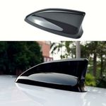 smart repairboy for Honda CR-V CRV 2023 2024, Car Shark Fin Antenna Topper Radio Signal Decorate Aerial Base Cover - Glossy Black