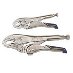 IRWIN VISE-GRIP Locking Pliers Combo Pack, Curved Jaw, 7-Inch & 10-Inch (IRHT82590)