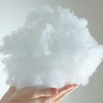 Polyester Fiber | Extra Cushioning | Fiber for Filling Cushions,Pillows,Toys&Quilts for Home [White] (500)