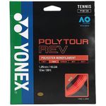 YONEX Poly Tour Rev Tennis String Set - 16L/1.25mm, Bright Orange