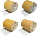 Total 20 Yards Long Continuous Roll Kit - 80 120 220 320 Grit PSA Longboard Sandpaper, 2-3/4" Wide - Self Adhesive Stickyback Sandpaper for Automotive, Woodworking, Hand Sanding Blocks