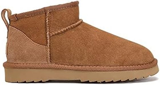 Yellow Earth Adults Classic Ultra Mini Ugg Boot, Chestnut, US M9/W10