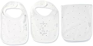 Little Me 3-Piece Welcome to the World Bib and Burp Set