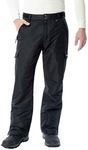 Arctix Men's Snow Sports Cargo Pants, Black, Large (36-38W * 32L)