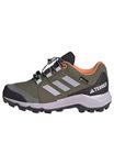 adidas Terrex Gore-TEX Hiking Shoes, Olive Strata/Silver Dawn/Amber Tint, 6 UK