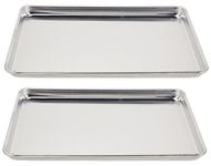 Vollrath 5303 Sheet Pan, 1/2 size, Aluminum, 18-Inch x 13-Inch x 1-Inch, 2-Units