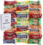 Millennium Assorted Energy Bars (6 Count) - Long Shelf Life Fruit flavored Bar Bundle - Survival Pack for Calamity, Disaster, Hiking and Meal replacement