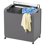 Tinpin Laundry Basket with Wheels, 