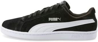 PUMA Men's Smash Sd, Black- White,10 Sneakers