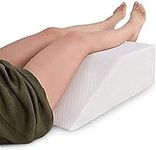 ‎Trade Court Leg Pillow - Elevating Body Wedge Rest Support Upholstery Foam Washable Quilted Cover - Post-Surgery, Ligament fracture, Reduces Leg, Knee, Ankle Pain, Improves Circulation @ M&A STYLES