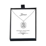 LeCalla 925 Sterling Silver Believe Message Inspirational Pendant Necklace for Women Teen