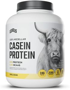 Levels 100% Micellar Casein Protein, Hormone Free, Vanilla Bean, 4LB