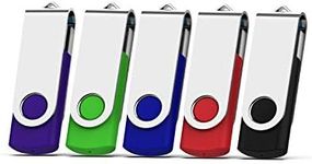 JUANWE 32GB USB Stick 5 Pack USB Flash Drive Thumb Drive 32GB Memory Stick Jump Drive USB 2.0 Flash Drive USB Sticks Zip Drive Pen Drive(5 Color)