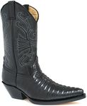 Grinders Carolina Mens Western Cowboy Boots, Size 9