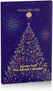 Palais des Thés - Tea Advent Calendar - Holiday Collection | 24 Premium French Delightful Tea Bags | Black, Green, Single Estate, Herbal & Rooibos Teas