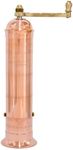 Alexander Home The Original Greek Pepper Mill 10 Inch Tall | European Pepper Mill Grinder with Crank Handle | Manual Pepper Grinder | Peppercorns Refillable - Copper…