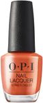 OPI Nail Lacquer, Orange Nail Polish, Up to 7 Days of Wear, Chip Resistant & Fast Drying, Fall '24, Metallic Mega Mix Collection, Liquid Fire, 0.5 fl oz