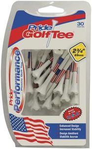 Pride Professional Tee System Golf Tees 30 Count, Multi, 2-3/4 Inch US