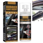 KOAHDE Car Rubber Care Solution,Rubber Repairer Polishing Agent,Rubber Seal Conditioner,Auto Rubber Curing Agent,Leather Rubber Dirt Cleaning Agent,Car Tire Care Agent,Car Rubber Cleaning Agent,100ML