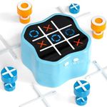 Freecat Tic Tac Toe Game, 3-in-1 Electronic Handheld Games Console for Kids Memory Growth, Portable Puzzle Travel Games,Board Game for Kids and Adults, Christmas and Birthday Gifts for All Ages 3+