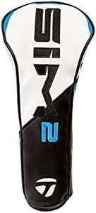 TaylorMade New 2021 Golf Sim2 Fairway Wood Headcover Black/White/Blue/Lime Neon