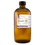 GreenHealth Lavender - 100% Pure Essential Oil 16 fl oz (473 ml) Glass Bottle