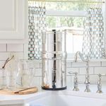 Big Berkey Gravity-Fed Stainless Steel Countertop Water Filter System 2.25 Gallon with 2 Authentic Black Berkey Elements BB9-2 Filters