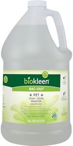 Biokleen Bac-Out Pet Stain Remover - 1 Gallon - Enzymatic, Natural, Destroys Stains & Odors Safely, for Pet Stains on Carpets - Eco-Friendly, Plant-Based