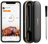 INKBIRD Wireless Meat Thermometer,300ft Bluetooth Thermometer with IP67 Waterproof Meat Probe,Smart App Control for Cooking, Oven, Grill, BBQ, Smoker, Rotisserie Rechargeable