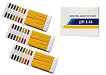 Fontee 240pcs of pH Range 1-14 Litmus Indicator Test Strips - Great for Testing Many Usual Everyday substances, Including Lemon Juice, Milk, moisturized Soil etc