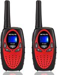 Retevis RT628 Walkie Talkies for Kids,Toys Gifts for 3-14 Years Old Boys Girls,Long Range 2 Way Radio 22CH VOX,Birthday Gift,Family Walkie Talkie for Camping Hiking Indoor Outdoor (Red, 2 Pack)