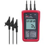 UNI-T - Sequence three-phase rotation meter, AC 40V-690V phase sequence indicator, UT261A fault phase meter motor