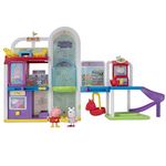 Peppa Pig PEP0701 Peppa's Shopping Mall Playset with 2 Exclusive Peppa and Luzie Locke Figures with Accessories for Children from 2 Years