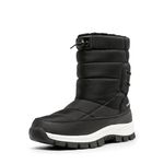 DREAM PAIRS Womens DSB216-N Snow Boots,Black,Size 7