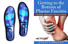 Activre Premium Orthotic Insoles - Plantar Fasciitis - Flat Feet - Heel Spur - Metatarsal Support - Fallen Arches - Including FREE Natural Treatment eBook