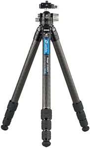 Leofoto LS-324CX+LH-40LR Travel Tripod, Ranger Series, Carbon Fiber, 4 Leg Sections, Lightweight, Ball Head Set