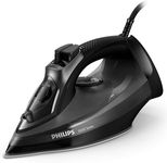 Philips 5000 Series Steam Iron, 2600W Quick Heat-Up, 45g/min Continuous Steam, Scratch-Resistant Soleplate, 200g Steam Boost, Drip Stop, Ergonomic Handle (DST5040/86)