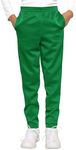 STRETCH IS COMFORT Boy's Jogger Play Pants Kelly Green Small