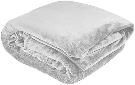 Bambury Ultraplush Blanket,Silver, Super King Bed Size