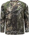 Mossy Oak Standard Men Lightweight Camo Shirts Hunting, Country DNA, Large