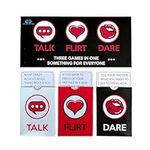 Halo Wing Talk, Flirt, Dare. Fun and Romantic Card Game for Couples. Date Night Box Set | 3 Games in 1| 150 Cards