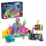 LEGO ǀ Disney Princess Ariel’s Crystal Cavern Buildable Toy Playset for Kids, Little Mermaid Mini-Doll, Fish Figure and Treasure Chest, Gift Made for 4 Plus Year Old Girls & Boys 43254