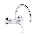 American Standard Kastello Basin Mixer with Pop-up Drain (Silver)